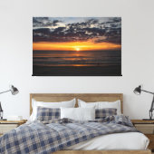 Verloren in de zonsopgang canvas afdruk (Insitu (Slaapkamer))