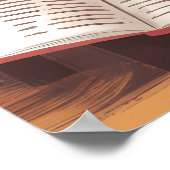 Verloren in een goed boek poster (Hoek)