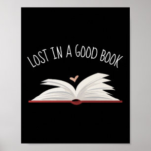 Verloren in een goed boek poster