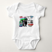 Verloren in het 50s Retro Cool Design Romper (Voorkant)