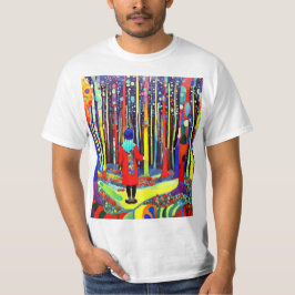 Verloren in het bos t-shirt