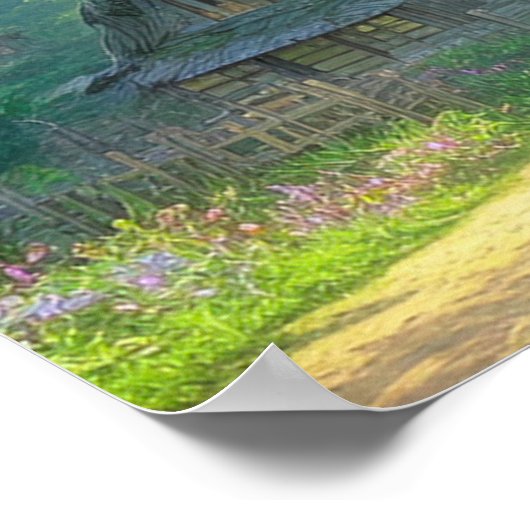 Verloren in het Oerwoud Poster (Hoek)