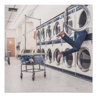 verloren in Laundromat Perfect Poster