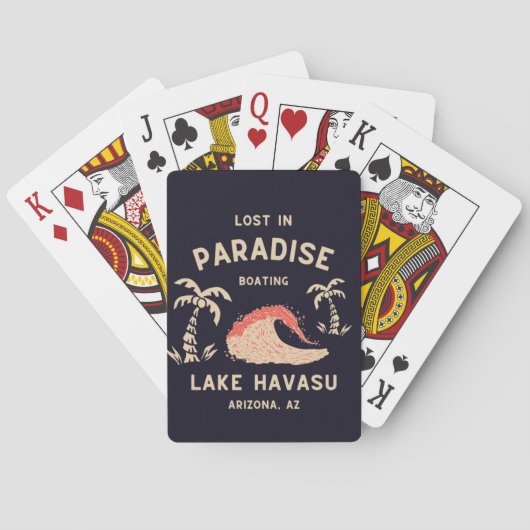 Verloren in Paradise Pokerkaarten (Achterkant)