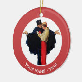 Verloren in Parijs Keramisch Ornament (Links)