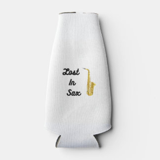 Verloren in Sax met Saxophone op een Flesjeskoeler