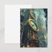 Verloren in tijd bedankkaart (Voorkant / Achterkant)