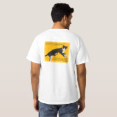 Verloren kat t-shirt (Achterkant volledig)