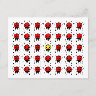 verloren ladybug briefkaart