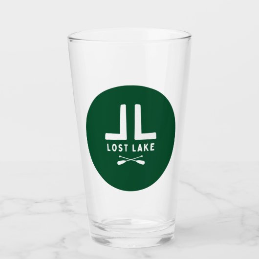 Verloren Lake Pint Glass Glas (Voorkant)