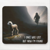Verloren lam met herder muismat (Voorkant)