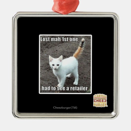 Verloren Mah 1st Metalen Ornament (Voorkant)