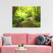 Verloren Man Creek I in Redwood National Park Canvas Afdruk (Insitu (Woonkamer))
