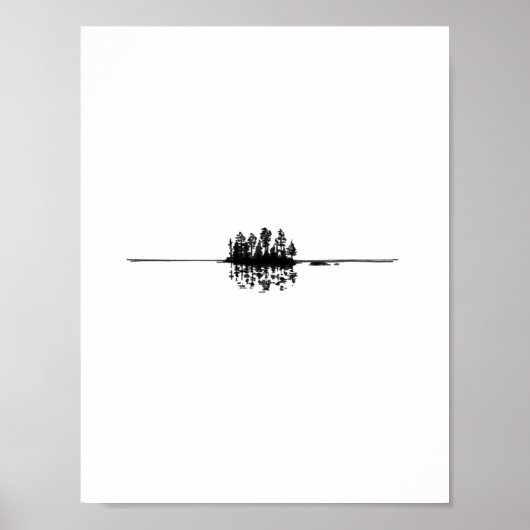 Verloren: Montana Treeline Poster (Voorkant)