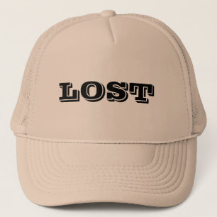Verloren op een Khaki Trucker Pet