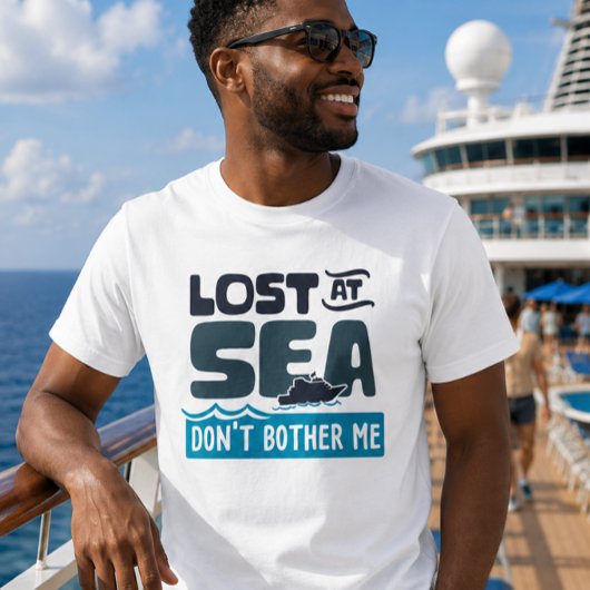 Verloren op Zee Stoor Me Niet Cruise Trip T-shirt