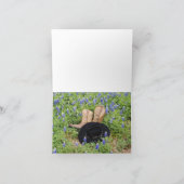 Verloren Pet en Bluebonnets Kaart (Binnen)