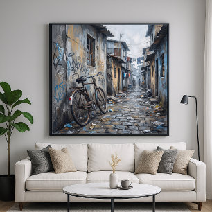 Verloren - Ruwe Stedelijke Schilderachtige Kunstst Poster