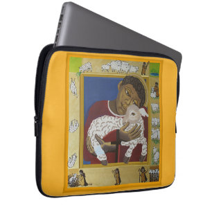 Verloren schaap en Christelijke Jezus Laptop Sleeve