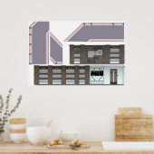 Verloren scheepshal poster (Keuken)