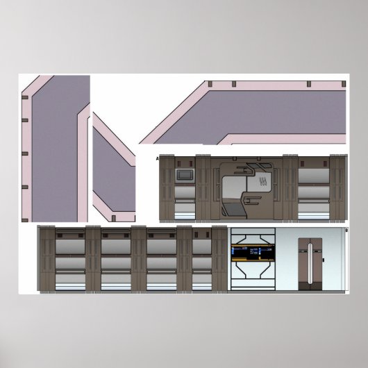 Verloren scheepshal poster (Voorkant)