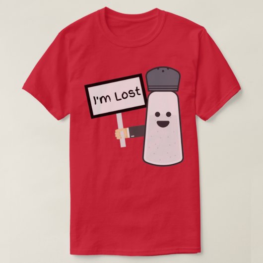 Verloren schudapparaat van zout 1 t-shirt (Design voorkant)