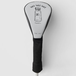 Verloren shaker van zout - vind het golfheadcover