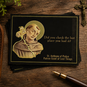 Verloren Sleutels St. Antonius Katholieke Humor Briefkaart