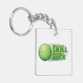 Verloren vaardigheden Win Luck Tennis Ball Sleutelhanger (Voorkant Links)