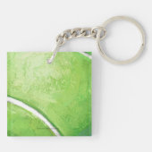 Verloren vaardigheden Win Luck Tennis Ball Sleutelhanger (Achterkant)