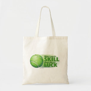 Verloren vaardigheden Win Luck Tennis Ball Tote Bag