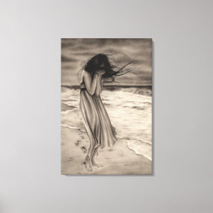 Verloren voetpaden canvas afdrukken