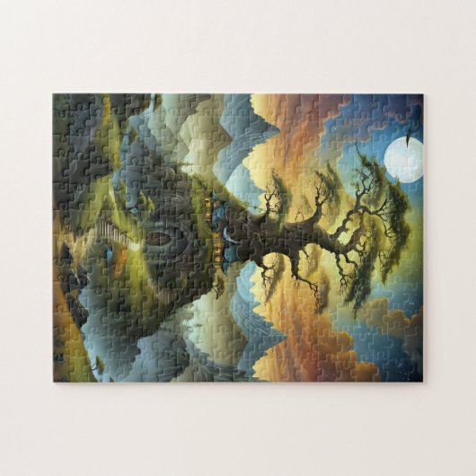 Verloren wereld legpuzzel (Horizontaal)