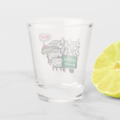 Verloren werk shot glas (Achterkant)