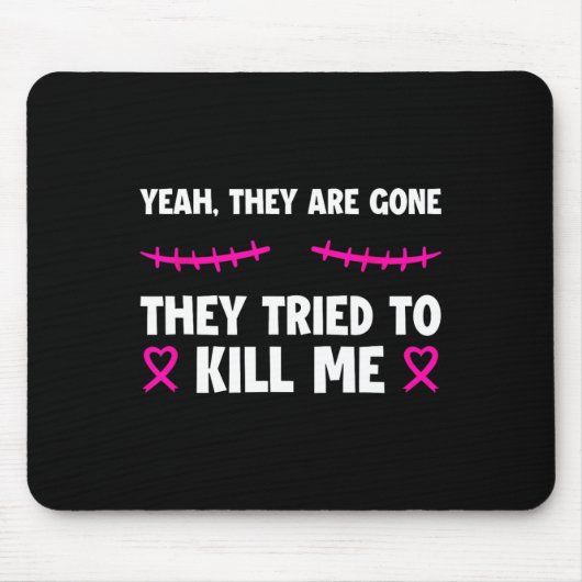 Verloren ze behielden mijn leven Borstkanker Overl Muismat (Voorkant)