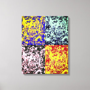 Verloren ziel op straat canvas afdruk