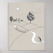 Verloren zoon keert terug - Bijbelse kunst, Lucas Poster (Voorkant)