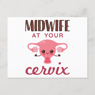 Verloskundige bij uw Cervix Midwives Midwifery Briefkaart