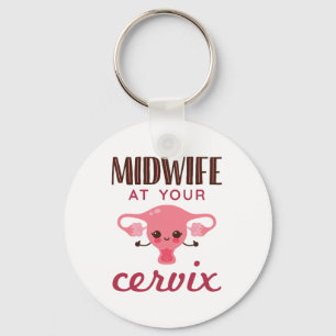 Verloskundige bij uw Cervix Midwives Midwifery Sleutelhanger