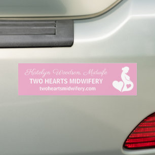 Verloskundige Doula Mooie Zwangerschap Business Ro Bumpersticker