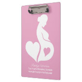 Verloskundige Doula Mooie Zwangerschap Zakelijk Ro Klembord (Links)