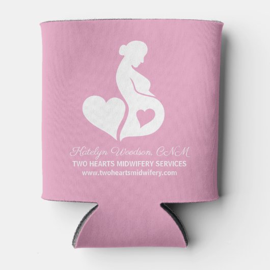 Verloskundige Doula Services Beauful Pregnancy Roz Blikjeskoeler (Voorkant)