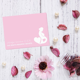 Verloskundige Doula Zwangere Vrouw  Roze Aangepast Post-it® Notes
