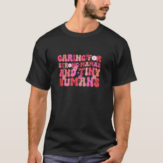 Verloskundige Groovy Doula toekomstige verpleegste T-shirt