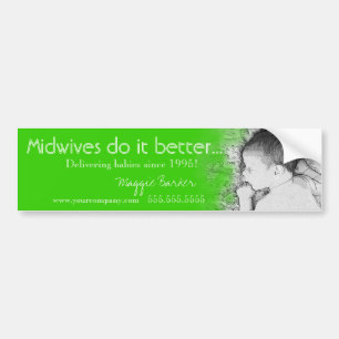 Verloskundigen doen het beter voor Bumperstickers 