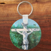 VERLOSSER Jeremia 33:3 pastoor priester geloof Chr Sleutelhanger (Voorkant)