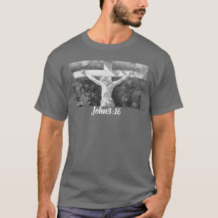 VERLOSSER Johannes 3:16 Doop KerstPasen T-shirt