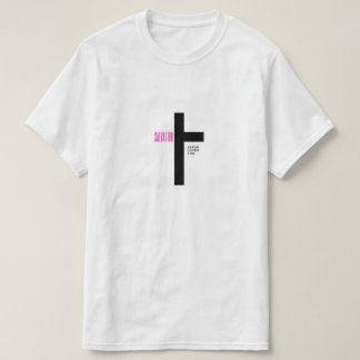 Verlossing Jezus houdt van cross t-shirt, minimali T-shirt