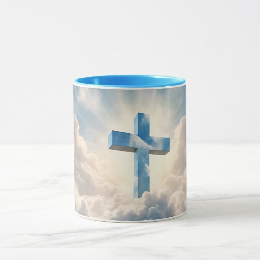 Verlossing, Kruis in de wolken, Mok (Midden)