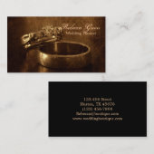 verloving belt huwelijkscommissaris visitekaartje (Voorkant / Achterkant)